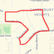 A 1.26 mi run mapped on Wed Jun 20 2012 thumbnail