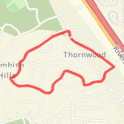 A 2 mi run mapped on Tue Jun 26 2012 thumbnail