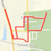 4.25 mile Run/Jog in Tunnel Hill on Jun 30, 2012 at 06:05 am thumbnail