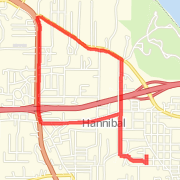 A 4.51 mi run mapped on Sat Jul 28 2012 thumbnail