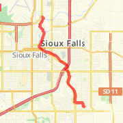 Sioux Falls Bike Trails Map - Maping Resources