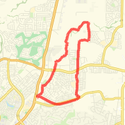 Tucalota Creek Trail 7 Mile Loop Course in Temecula, CA, United States ...