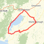 Featherston Fun Ride 80km course in Featherston, New Zealand | MapMyRide