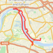 Hiked 10.37 km on 02/03/2015